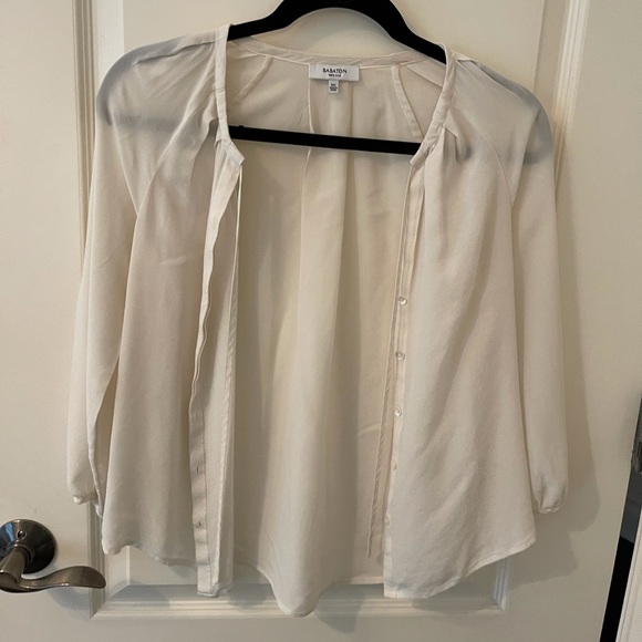 BABATON silk button up - Picture 2 of 6